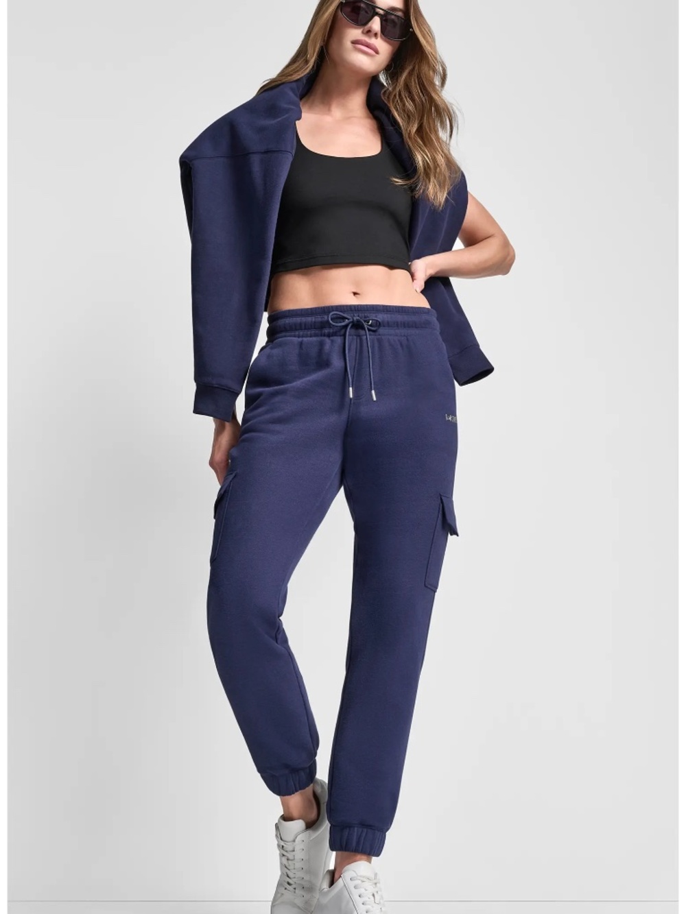 DKNY Slim Fit Cargo Joggers - Picture 1 of 4